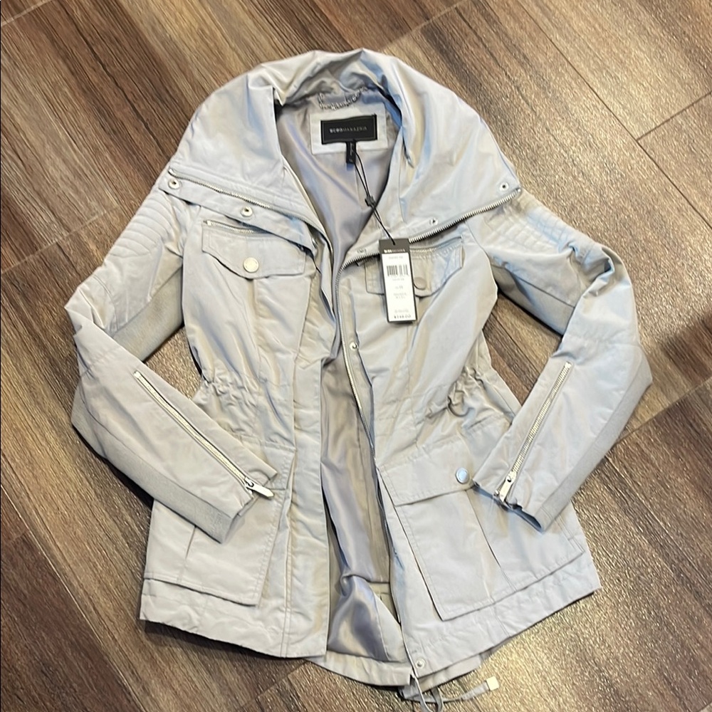 NWT BCBGMaxazria Gray Jacket